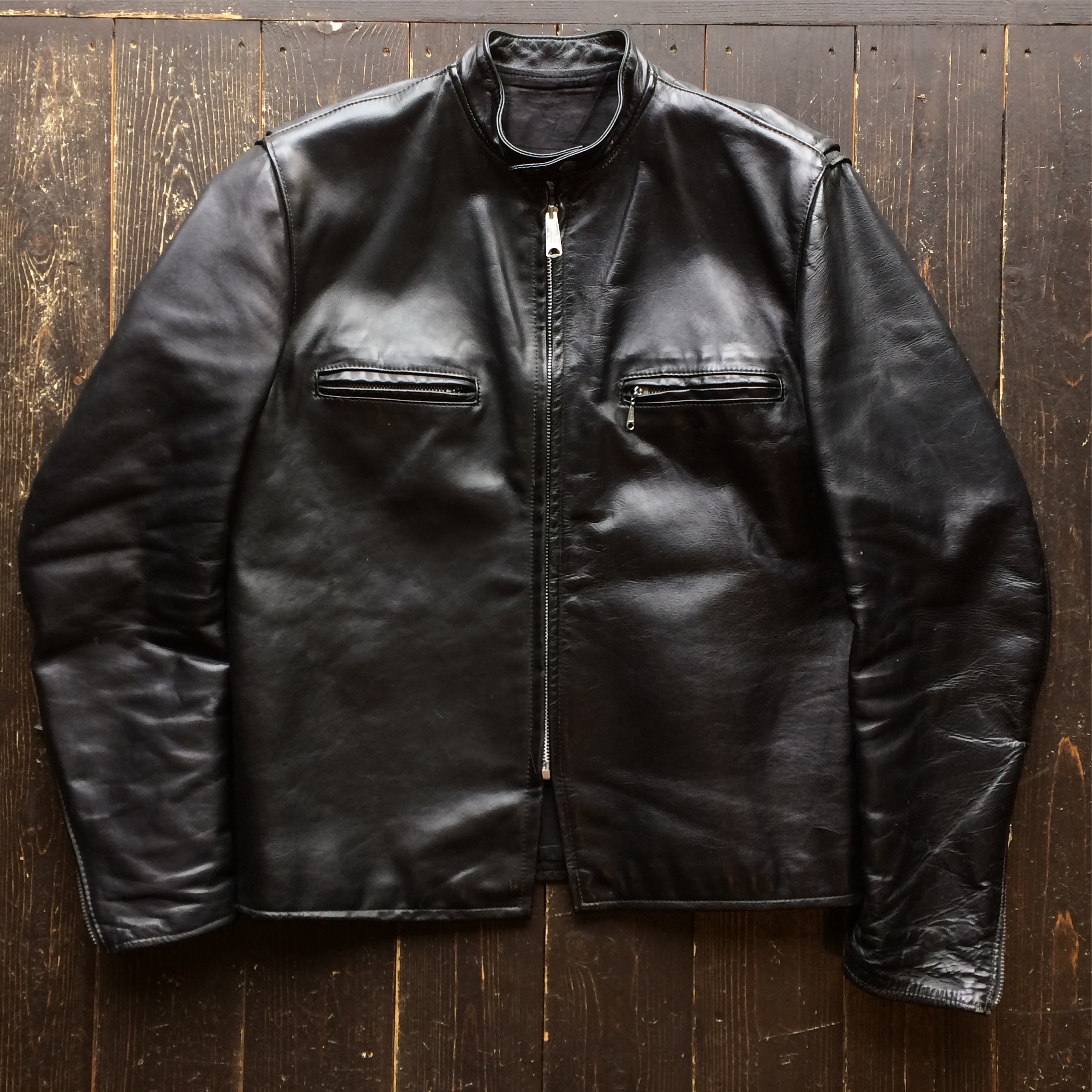 60's Brooks Leather riders jacket | Button Up Clothing