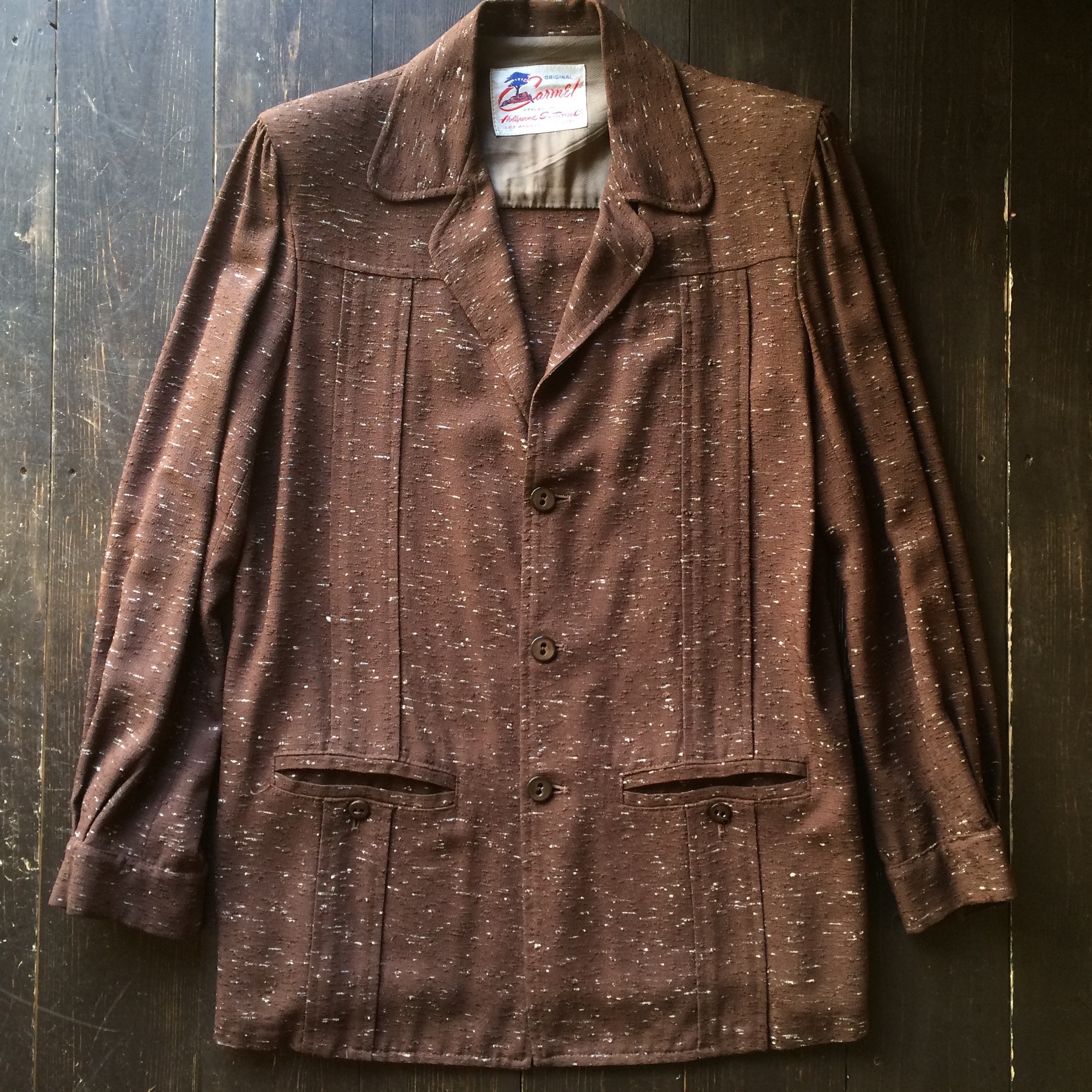 50's Carmel Hollywood jacket | Button Up Clothing