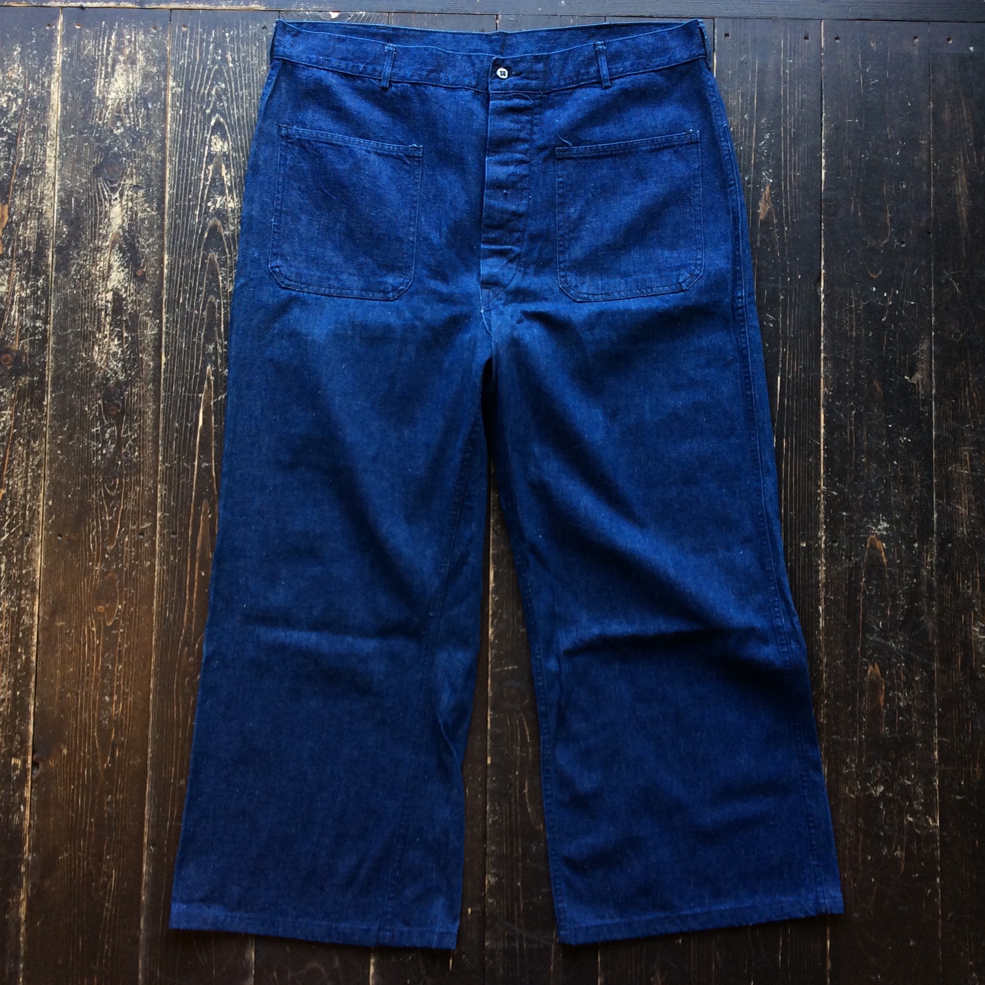 60's U.S.N. denim trousers | Button Up Clothing
