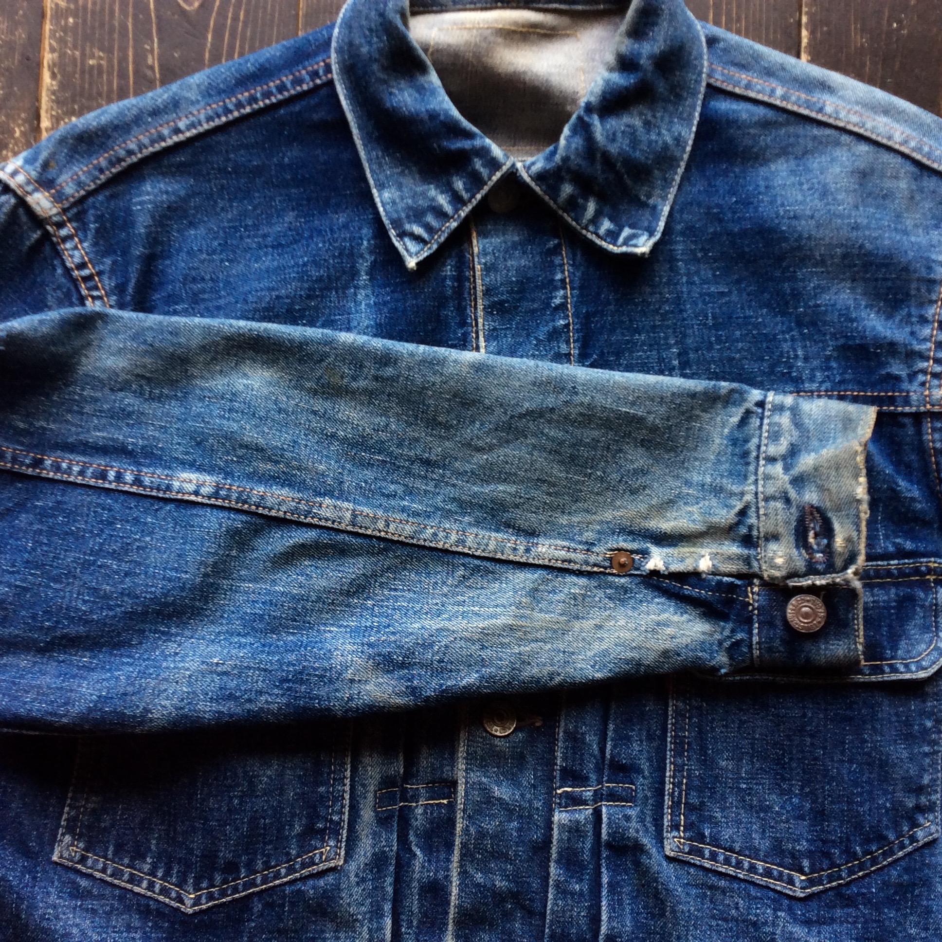 50's Levi's 507XX (Leather patch) | Button Up Clothing