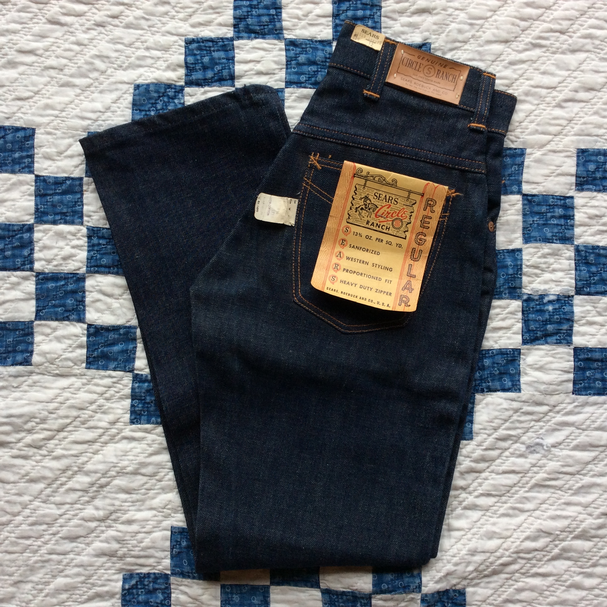 N.O.S. 50's Sears 5pocket pants | Button Up Clothing