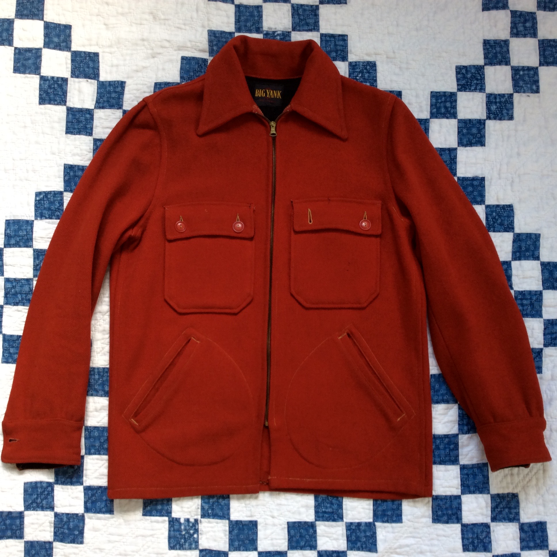 50's BIG YANK jacket with YANK zipper | Button Up Clothing