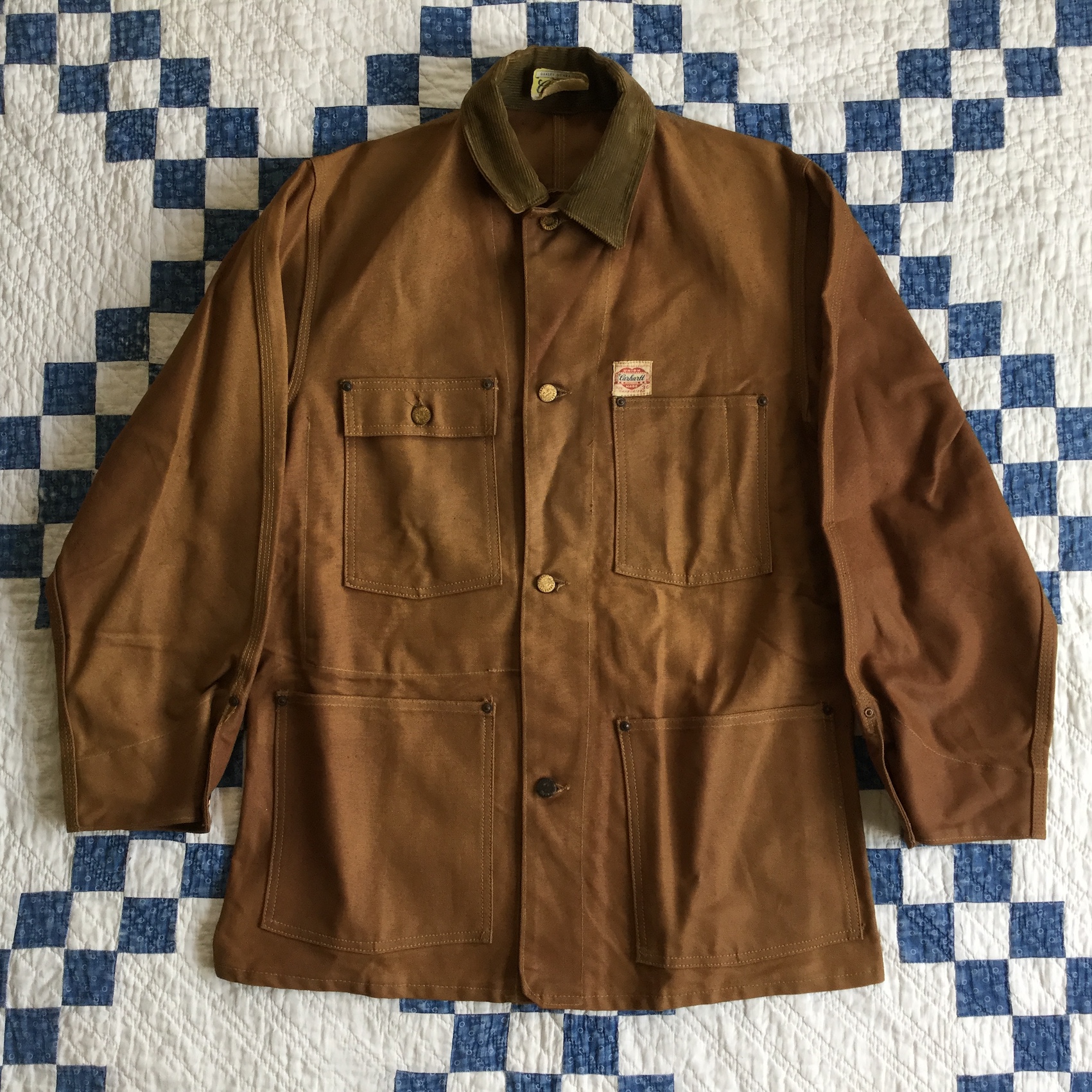 N.O.S. ~50's Carhartt duck chore jacket | Button Up Clothing