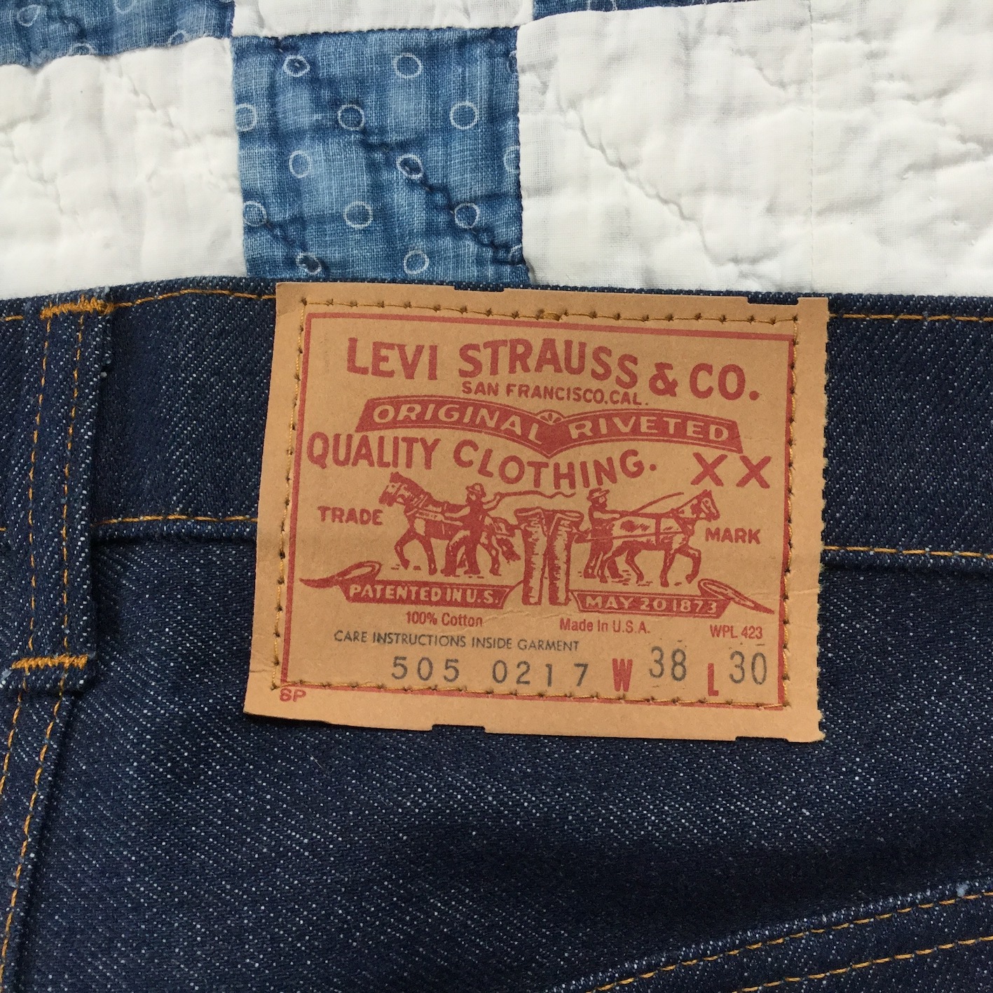 N.O.S. 80's Levi's 505-0217 denim pants | Button Up Clothing
