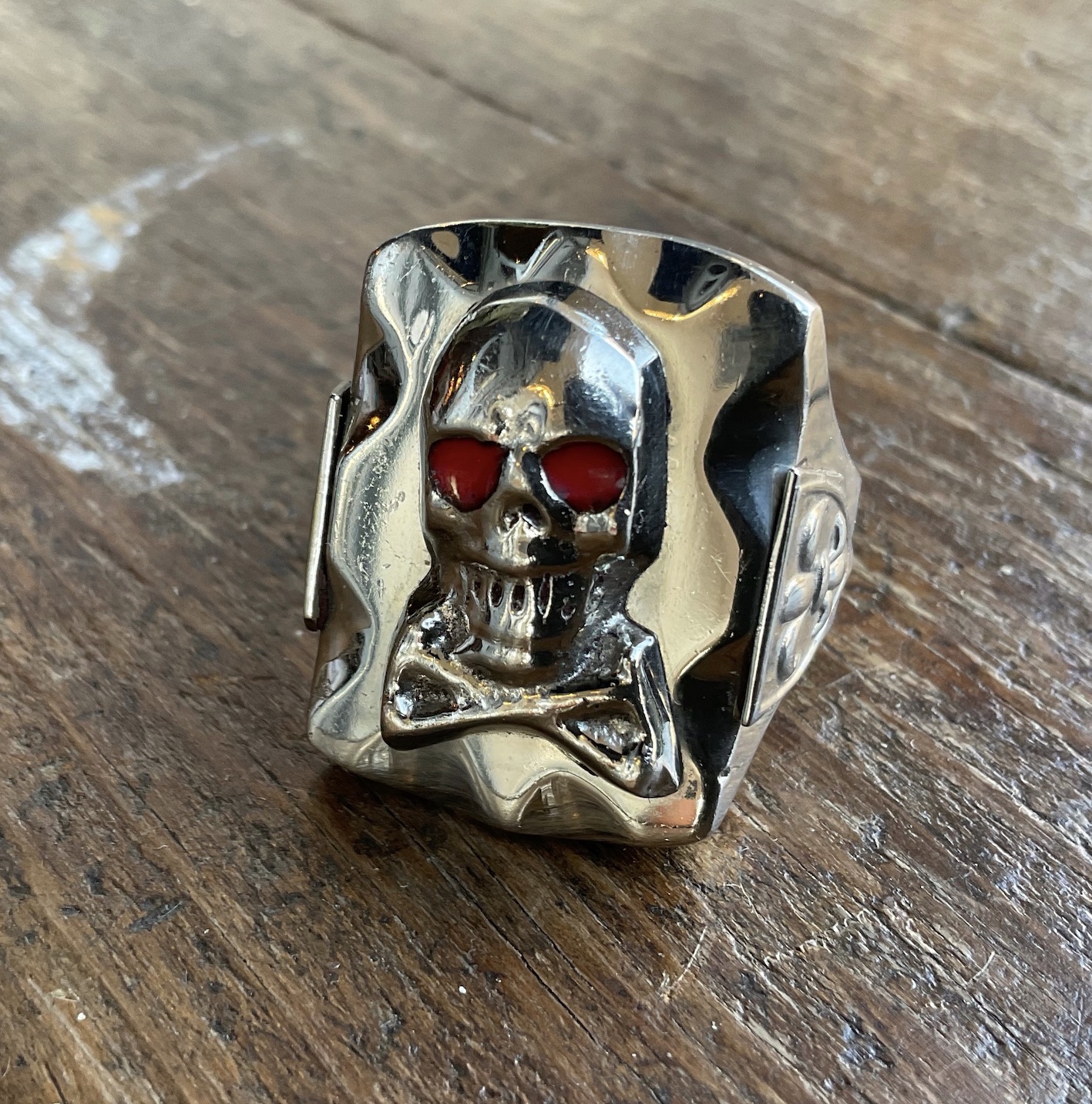 シルバージュエリーMexican skull crossbones GA ring - ネックレス