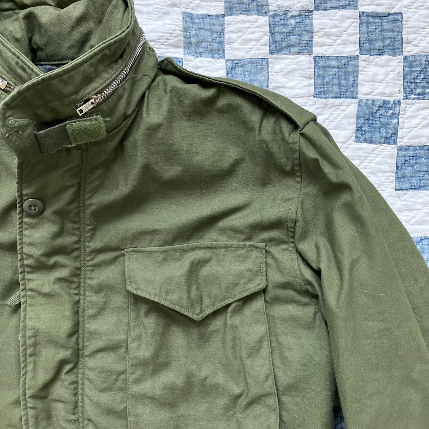 60's M-65 field jacket gray liner | Button Up Clothing