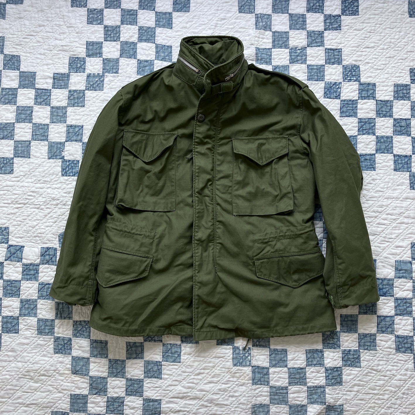 60's M-65 field jacket gray liner | Button Up Clothing