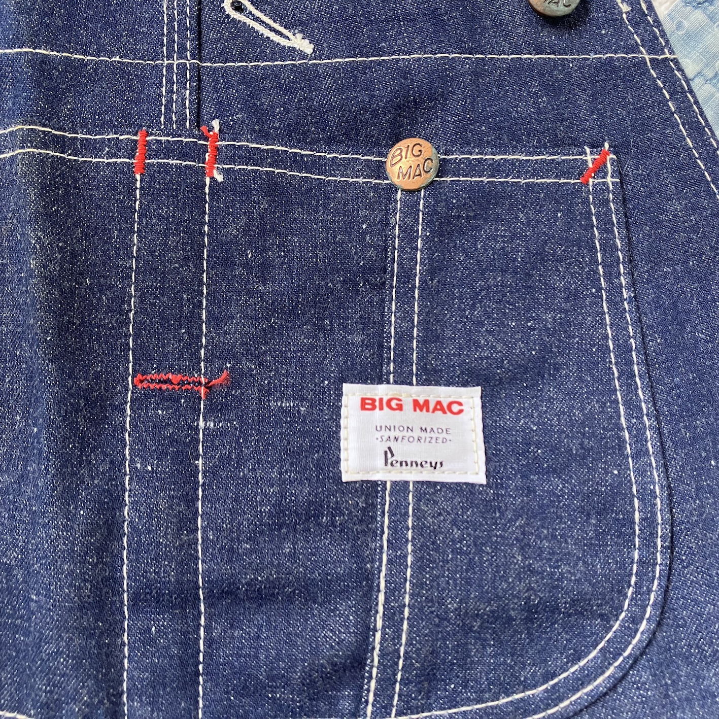 N.O.S. 60's BIG MAC denim overalls | Button Up Clothing