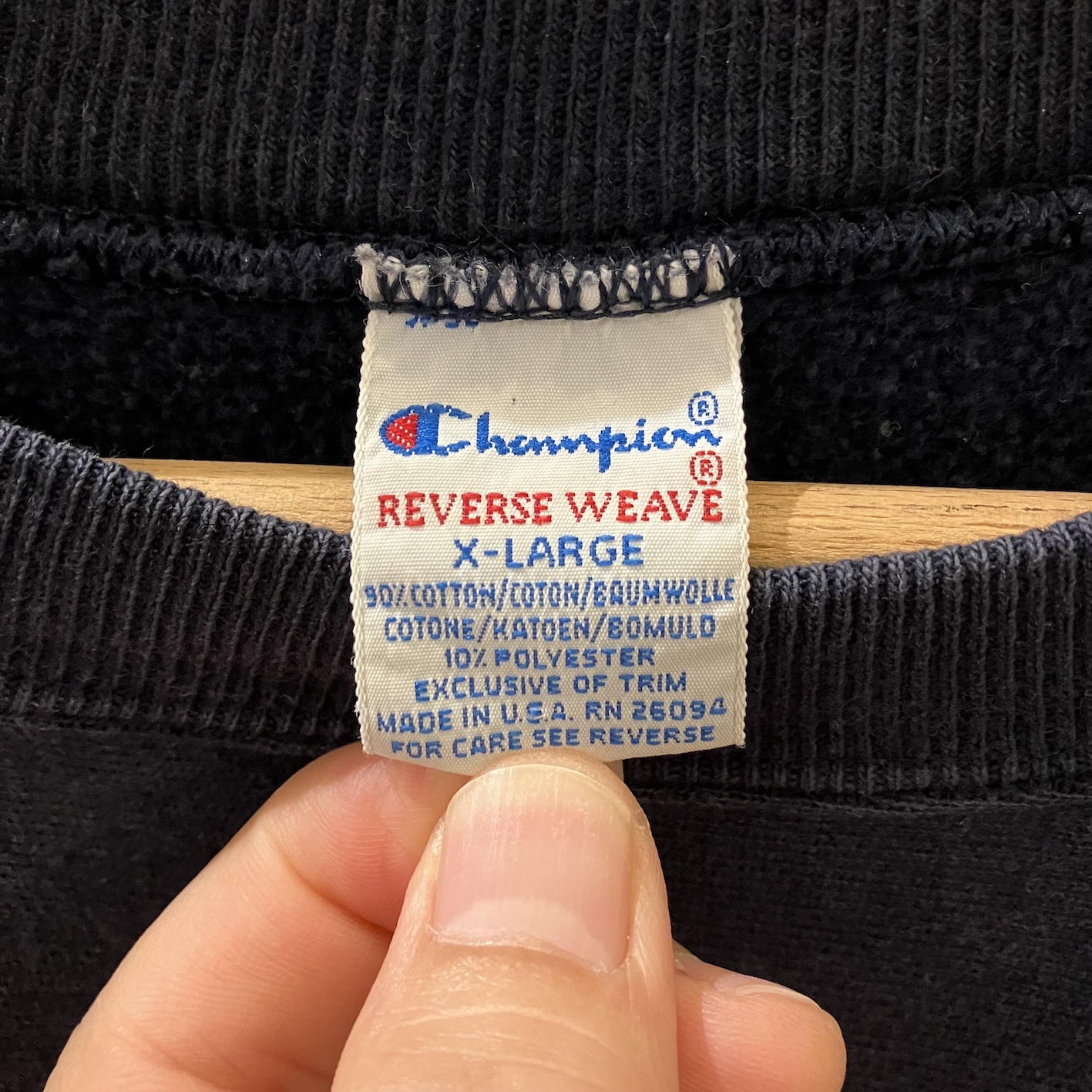 XL CHAMPION REVERSE WEAVE MADE IN USA